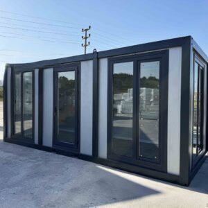 Conteneur d'habitation | Container bureau | Container de chantier | Modèle GRIS-1 | 240cm x 600cm