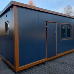 Conteneur maison d'habitation 18m2 toute l'année 6×3 graphite