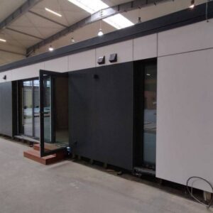 Maison modulaire en bois CLT – 32 m² habitables, 2 chambres, clé en main