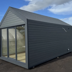 Studio en conteneur résidentiel pour espace d'habitation modulaire de 21 m² : CHGM.063 de la série "HABITAT Flex"