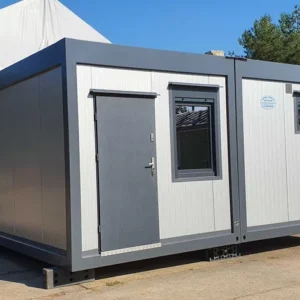 Conteneur Maison mobile habitable toute l'année, conteneur de 35 m²